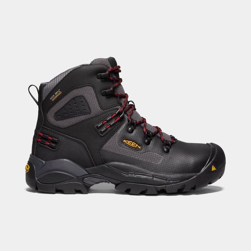 Keen ブーツ | キーンセントポール6 "Wpカーボンファイバートゥ ワーク ブーツ メンズ 黒 | 156284-QMH